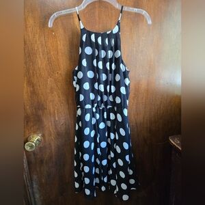 Francesca's Collections Black and White Polka Dot Dress